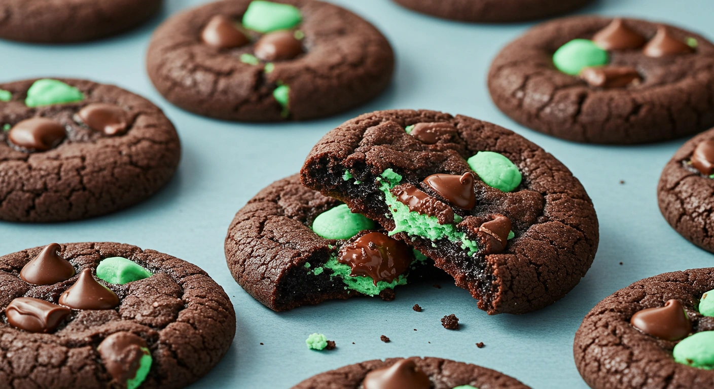 Mint Chocolate Cookies